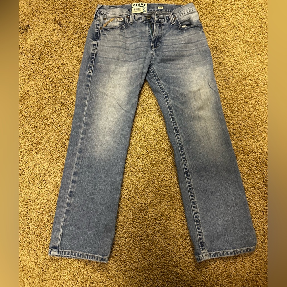 Ariat Men's Light Blue Slim Jeans